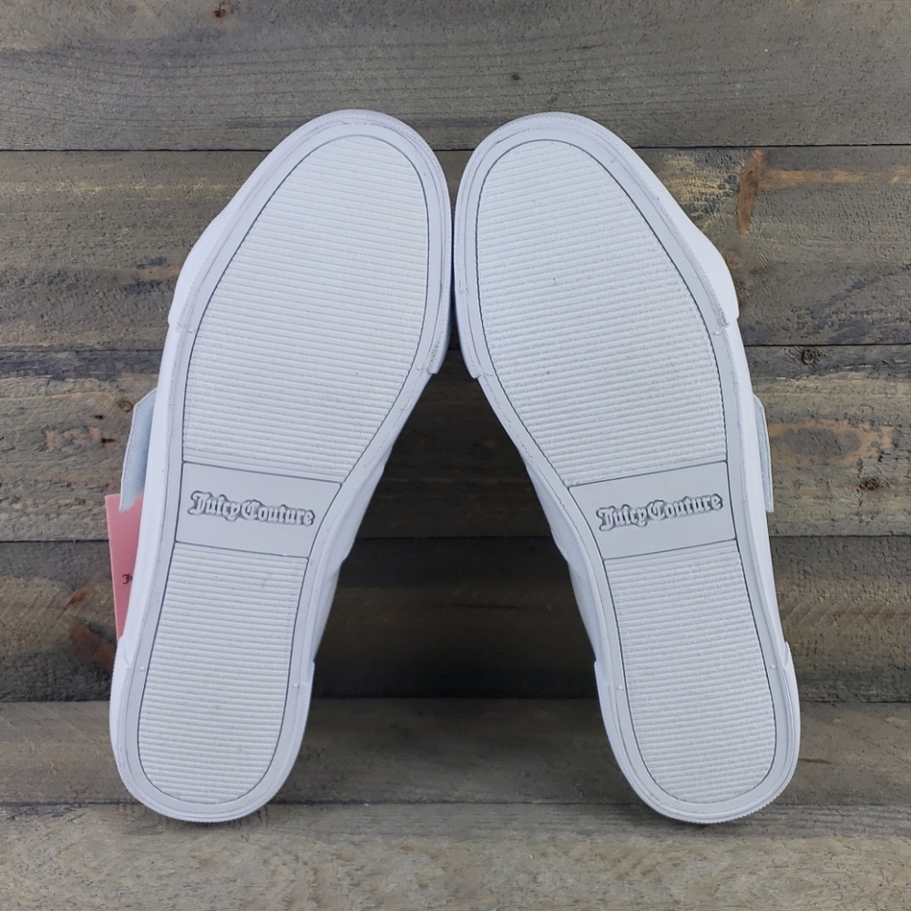 Juicy Couture White Sneakers with Rhinestone Detail - Picture 6 of 8